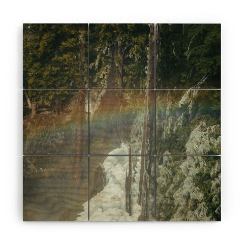 Hannah Kemp Frozen Rainbow Wood Wall Mural