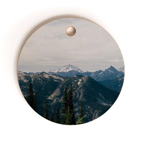Hannah Kemp Glacier Peak Cutting Board Round