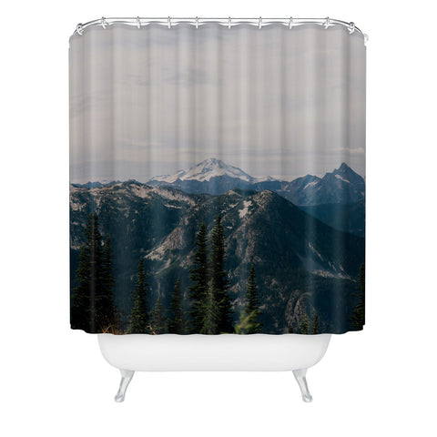 Hannah Kemp Glacier Peak Shower Curtain
