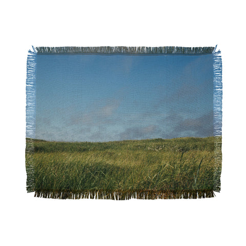 Hannah Kemp Grassy Field Throw Blanket