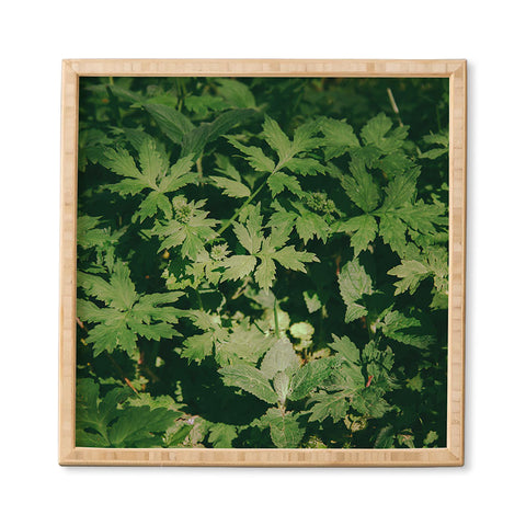 Hannah Kemp Green Details Framed Wall Art
