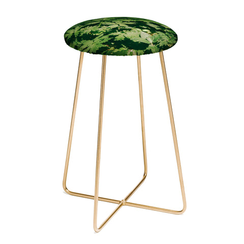 Hannah Kemp Green Details Counter Stool