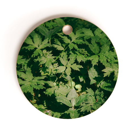 Hannah Kemp Green Details Cutting Board Round