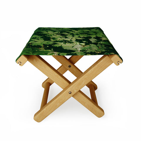 Hannah Kemp Green Details Folding Stool
