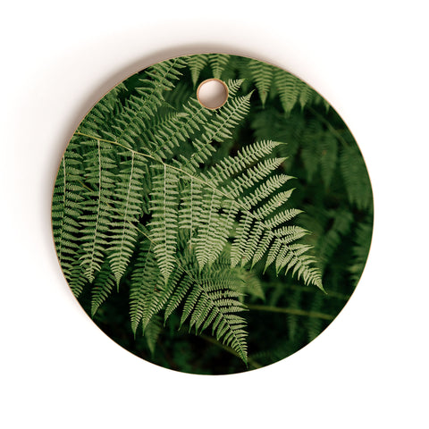 Hannah Kemp Green Embrace Cutting Board Round