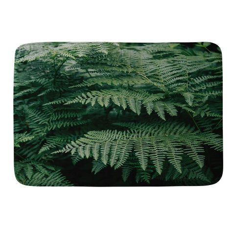 Hannah Kemp Green Ferns Memory Foam Bath Mat