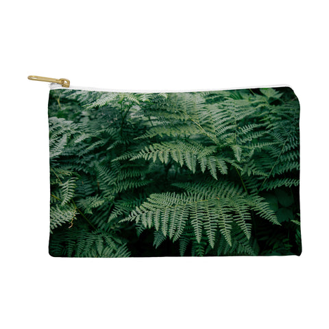 Hannah Kemp Green Ferns Pouch