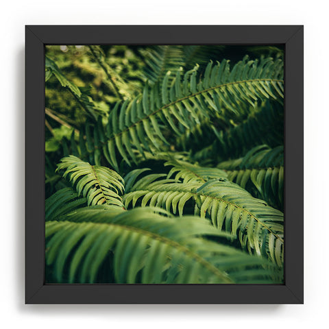 Hannah Kemp Green Ferns Photo Recessed Framing Square