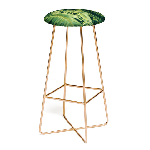 Hannah Kemp Green Ferns Photo Bar Stool