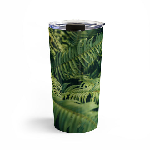 Hannah Kemp Green Ferns Photo Travel Mug