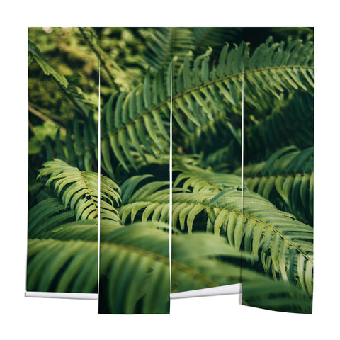 Hannah Kemp Green Ferns Photo Wall Mural