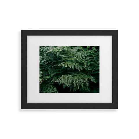 Hannah Kemp Green Ferns Framed Art Print