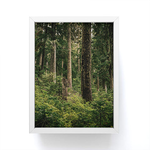 Hannah Kemp Green Forest Framed Mini Art Print