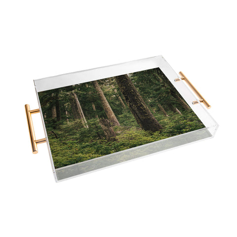 Hannah Kemp Green Forest Acrylic Tray