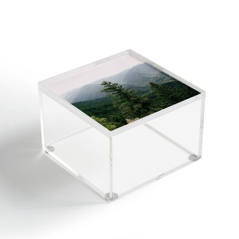 Hannah Kemp Green Forest Landscape Acrylic Box