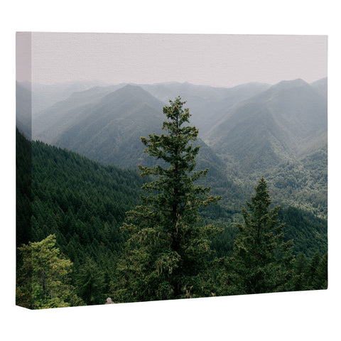 Hannah Kemp Green Forest Landscape Art Canvas