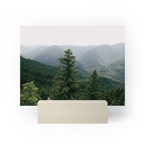 Hannah Kemp Green Forest Landscape Mini Art Print