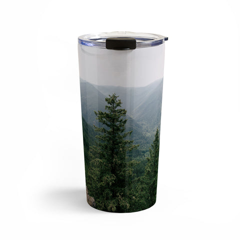 Hannah Kemp Green Forest Landscape Travel Mug