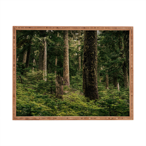 Hannah Kemp Green Forest Rectangular Tray