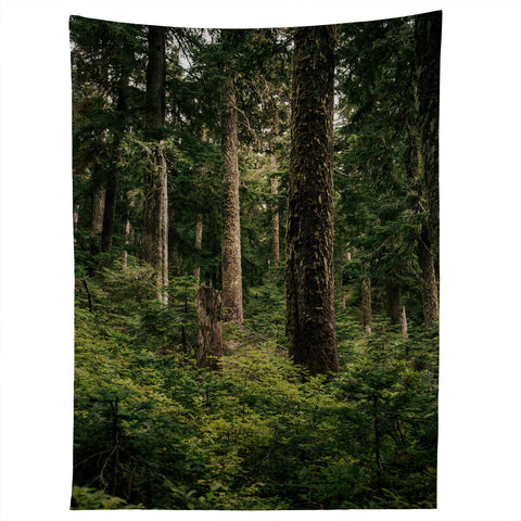Hannah Kemp Green Forest Tapestry