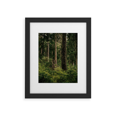 Hannah Kemp Green Forest Framed Art Print