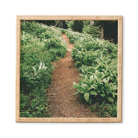 Hannah Kemp Green Hiking Trail Framed Wall Art