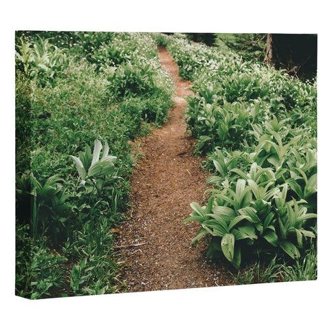 Hannah Kemp Green Hiking Trail Art Canvas