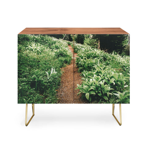 Hannah Kemp Green Hiking Trail Credenza