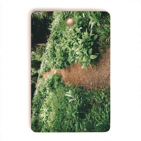Hannah Kemp Green Hiking Trail Cutting Board Rectangle