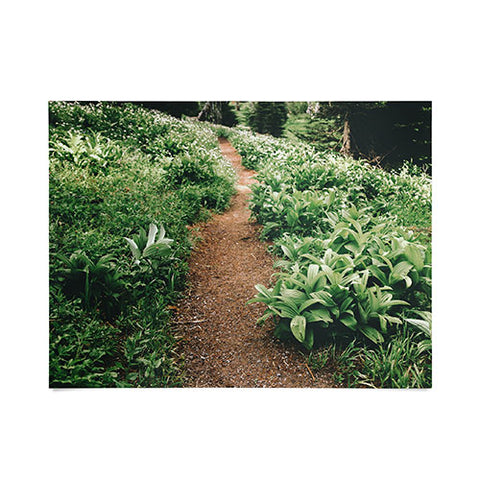 Hannah Kemp Green Hiking Trail Poster