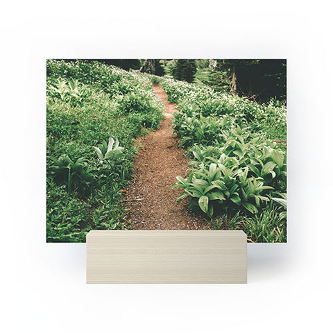 Hannah Kemp Green Hiking Trail Mini Art Print