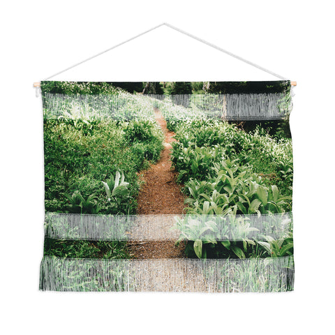 Hannah Kemp Green Hiking Trail Wall Hanging Landscape