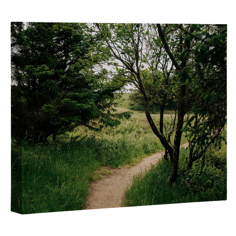 Hannah Kemp Green Pathway Art Canvas