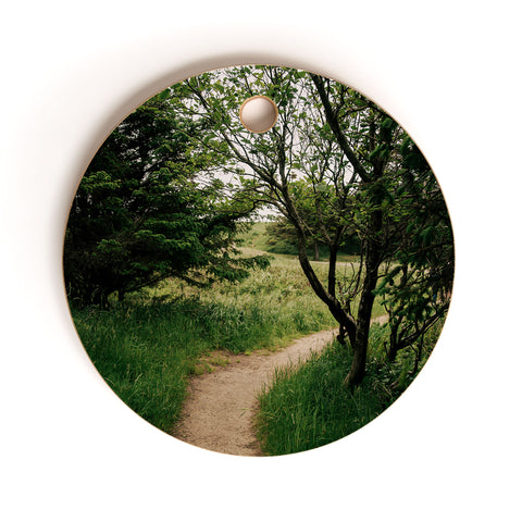 Hannah Kemp Green Pathway Cutting Board Round