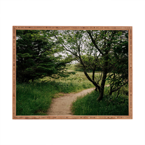 Hannah Kemp Green Pathway Rectangular Tray