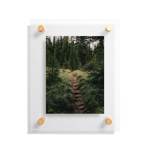 Hannah Kemp Green Way Floating Acrylic Print