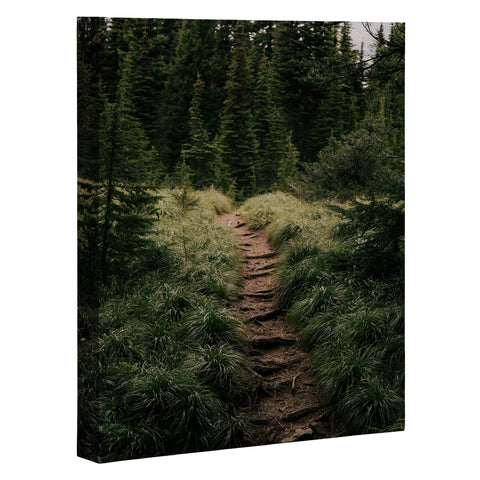 Hannah Kemp Green Way Art Canvas