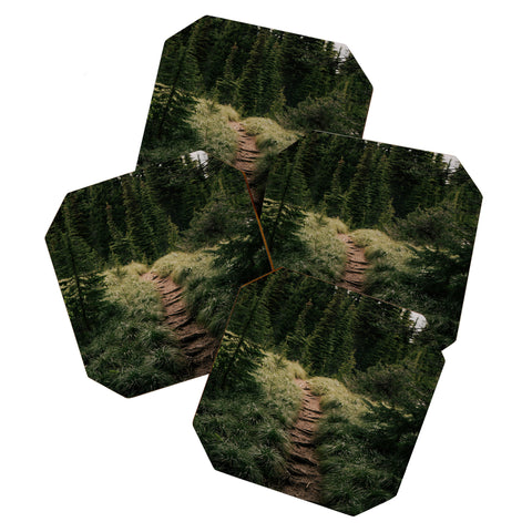 Hannah Kemp Green Way Coaster Set