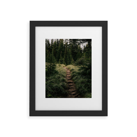 Hannah Kemp Green Way Framed Art Print