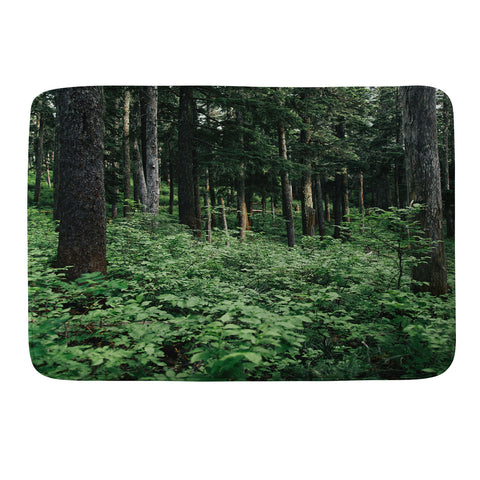 Hannah Kemp Green Woods Memory Foam Bath Mat