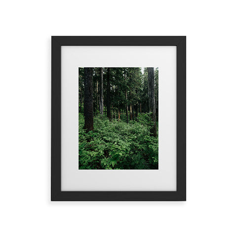 Hannah Kemp Green Woods Framed Art Print