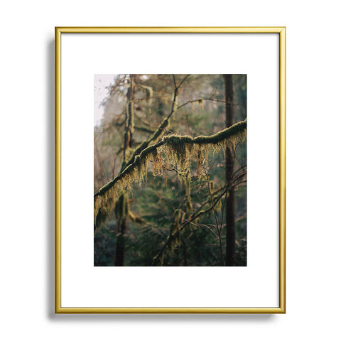 Hannah Kemp Hanging Moss Metal Framed Art Print