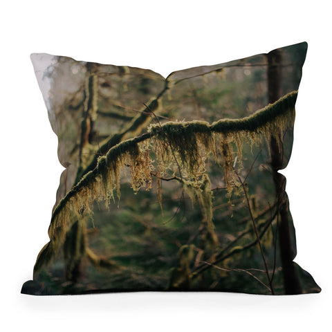 Hannah Kemp Hanging Moss Throw Pillow