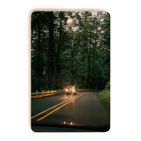 Hannah Kemp Headlights in the Forest Cutting Board Rectangle
