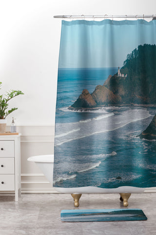 Hannah Kemp Heceta Shower Curtain And Mat