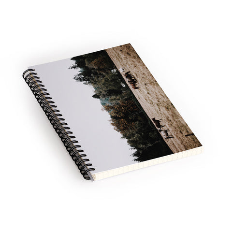 Hannah Kemp Horses two Spiral Notebook