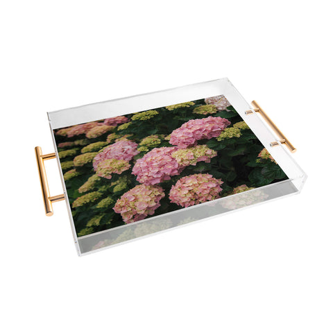 Hannah Kemp Hydrangeas Acrylic Tray