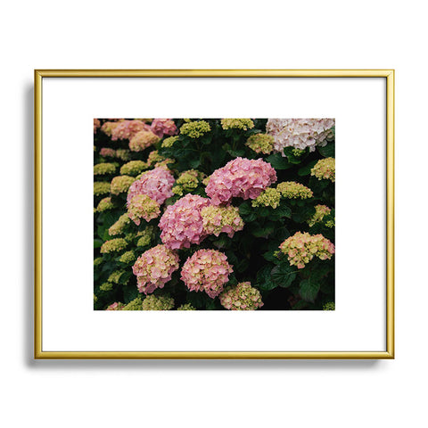 Hannah Kemp Hydrangeas Metal Framed Art Print