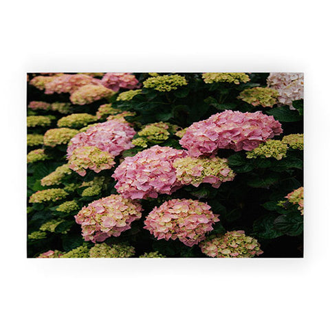 Hannah Kemp Hydrangeas Welcome Mat