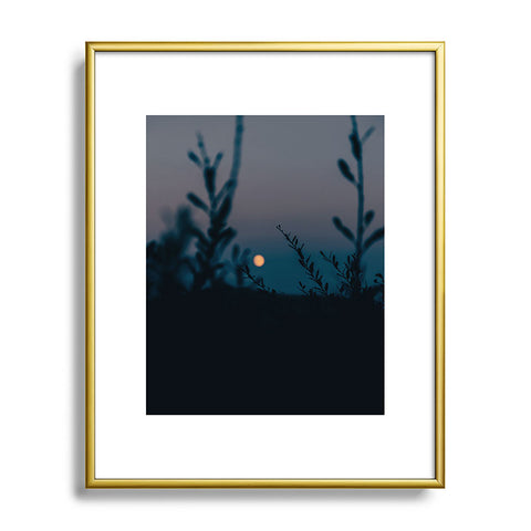 Hannah Kemp In The Moonlight Metal Framed Art Print